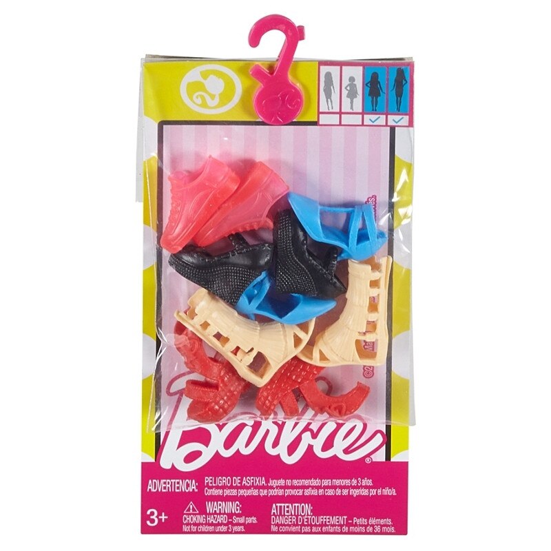 Set incaltaminte Mattel Barbie Fashion Divers Rosu