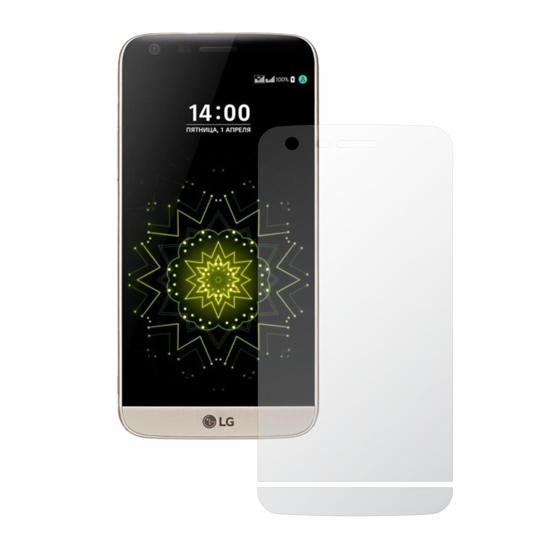 Set 2 Folii Protectie Totala Ecran, Curbate si Adezive Invisible Skinz Ultra-Clear HD pentru LG G5