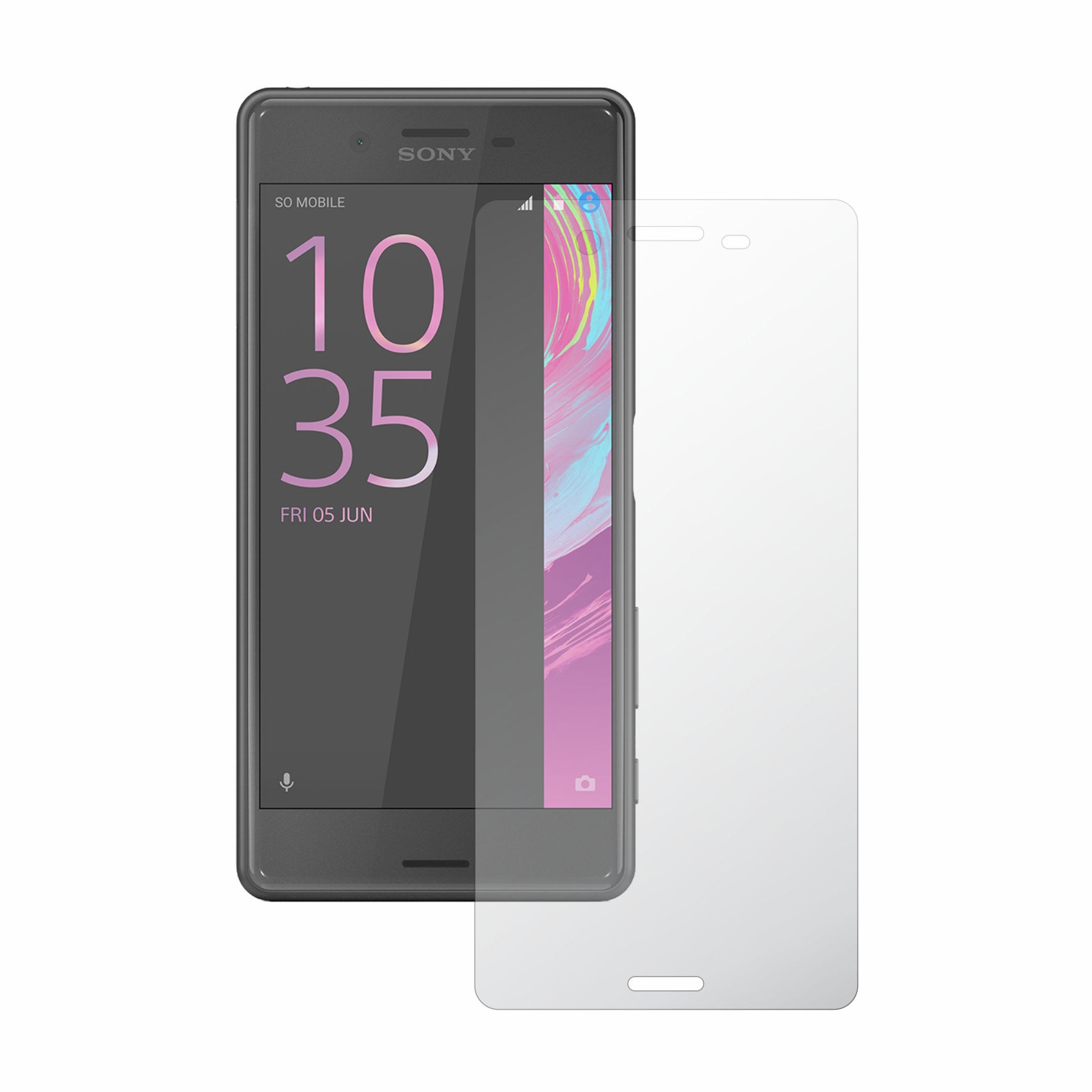 Folie Protectie Totala Ecran, Curbata si Adeziva Invisible Skinz Ultra-Clear AutoRegeneranta pentru Sony Xperia X