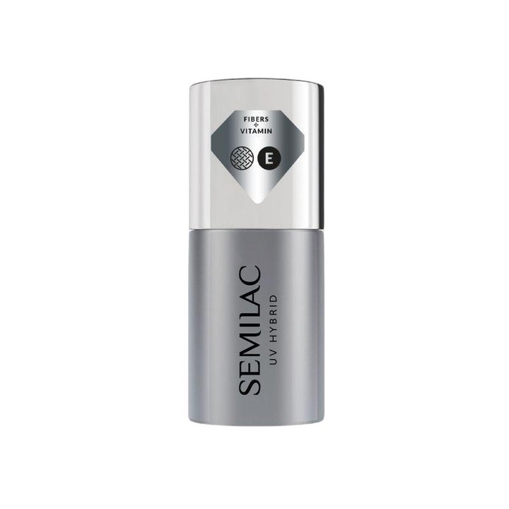 Oja semipermanenta, Semilac, Vitamina E, 7ml, Negru