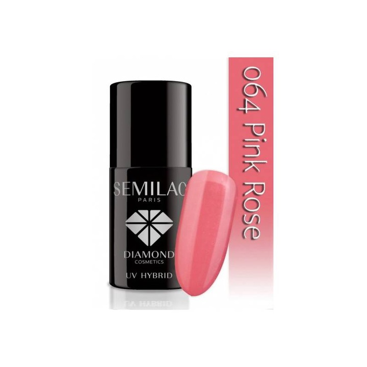 Oja Roz Oja semipermanenta, Semilac, 064, 7ml, Roz - eMAG.ro