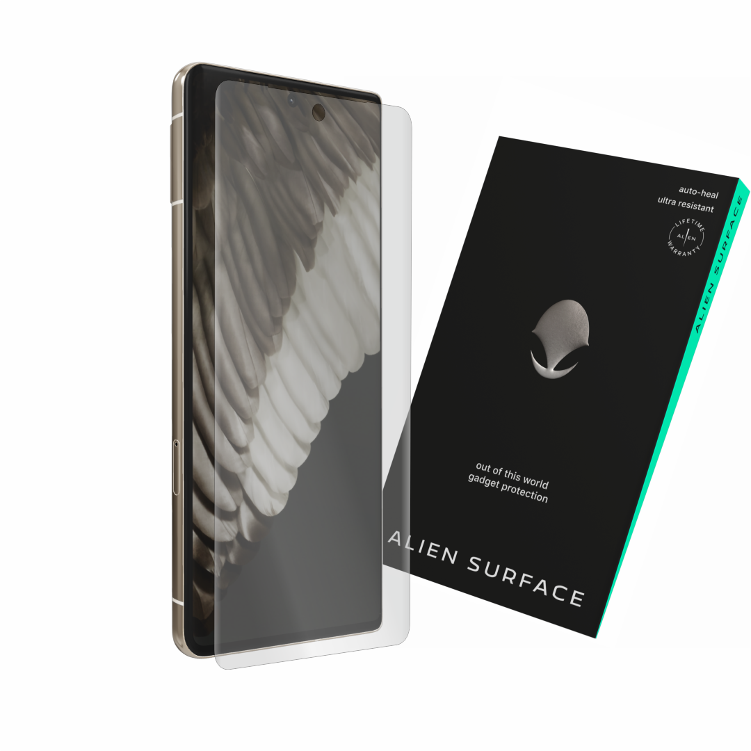 Folie protectie, compatibil cu Google Pixel 7 Pro, ecran, case friendly, Alien Surface