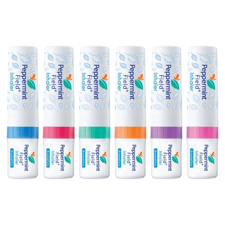 Set 6 bucati Creion nazal 2 in 1, Aroma-inhalator Peppermint Field Original 2 ml, Family PACK