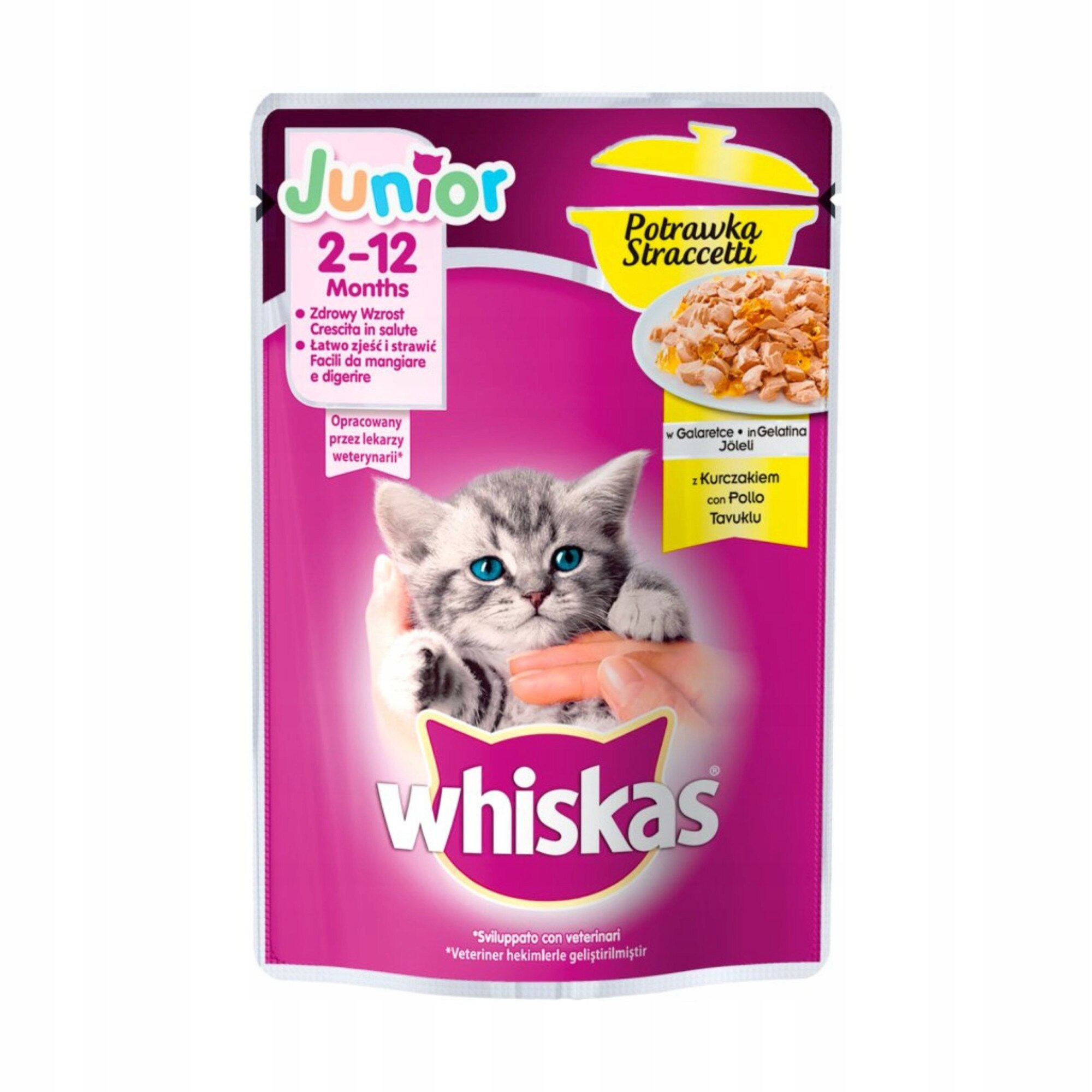 Hrana umeda pentru pisici, Whiskas, Pui, 85 g eMAG.ro