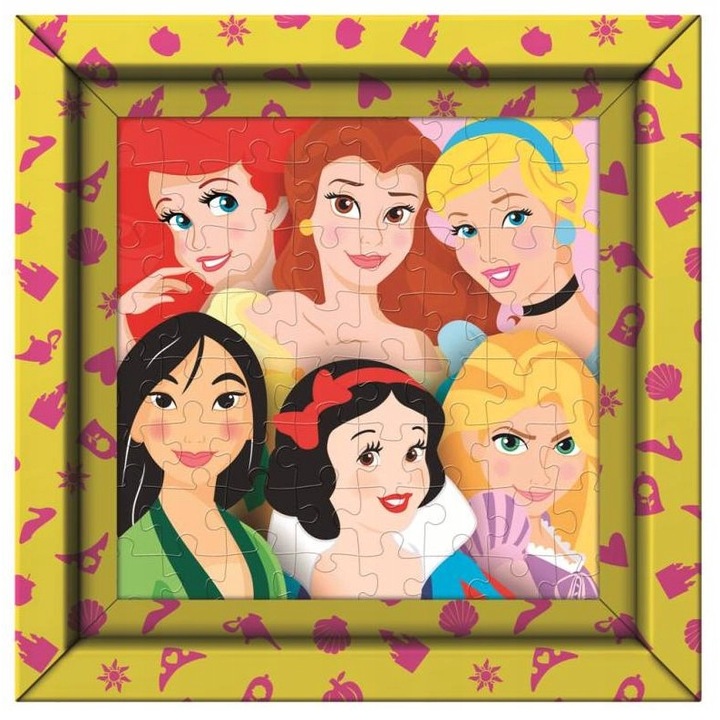 Gyerek puzzle, Clementoni, Frame Me Up Princess, 6 év+, 27 x 27 cm