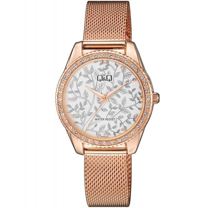 Ceas dama Q&Q QZ59J071Y Quartz Rose gold