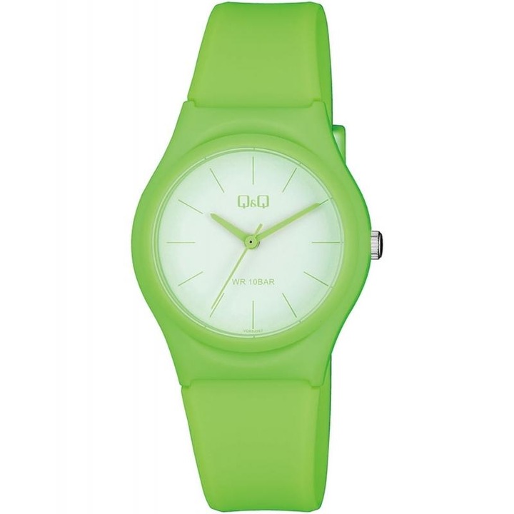 Ceas dama Q&Q VQ86J057Y Quartz Verde