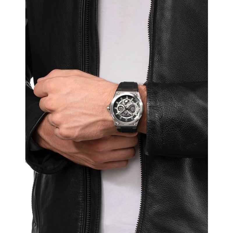 Orologio Police Analogico PEWJQ2203201 - Design Sfaccettato, Cinturino In Pelle - 2