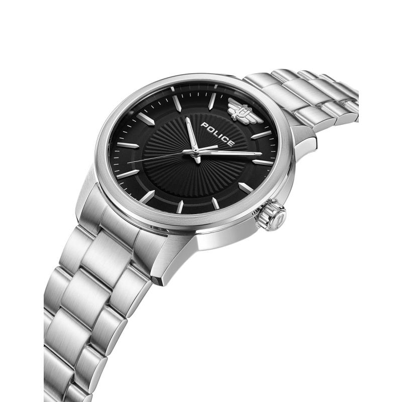 Police Analogique Pewjg2227412 Argent Bracelet For Men Montre à