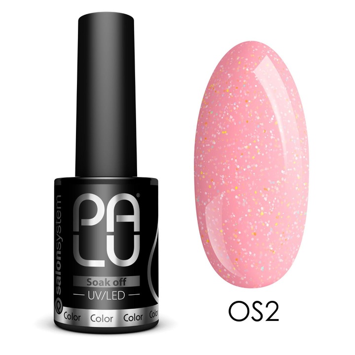 Полуперманентен лак за нокти, Palu Salon System, 11 g, розов
