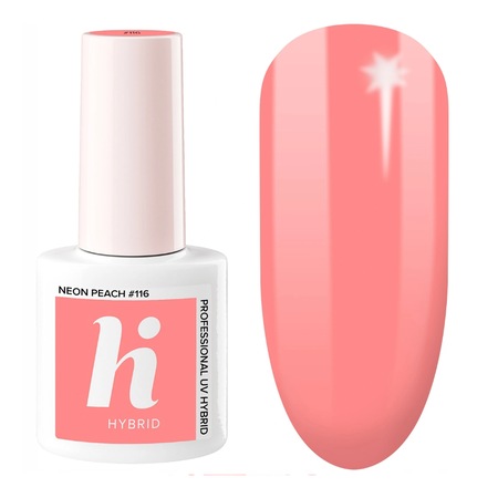 Полуперманентен лак за нокти, Hi Hybrid, 5 ml, розов - eMAG.bg