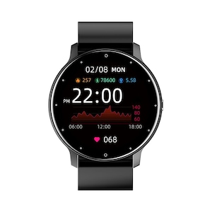 Ceas smartwatch, IP67, Bratara inteligenta rezistenta la apa IP67, Ritm cardiac, sport, urmarire fitness, Negru