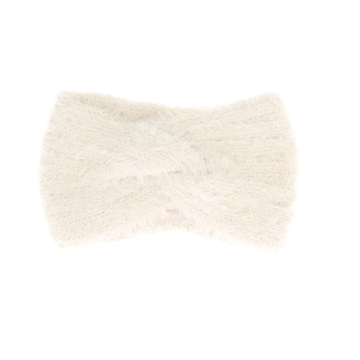 Bentita de par tricotata, de dama, 100% acril, ButicCochet, one size, Bej - BNT257