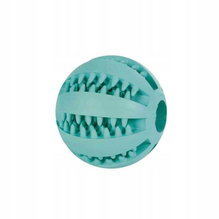 Minge dentara de jucarie, Trixie, Cauciuc, Turcoaz