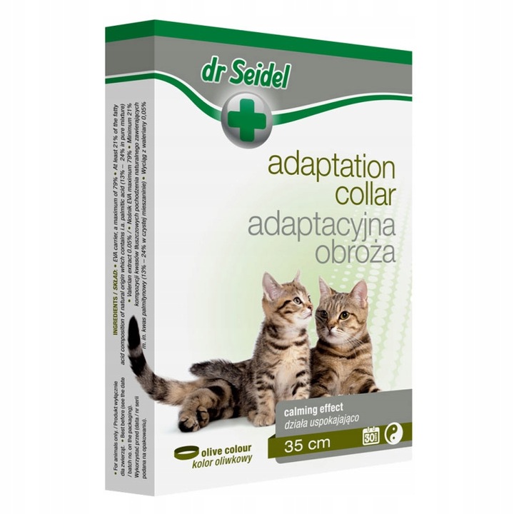 Zgarda calmanta anti-stres pentru pisici Dr. Seidel, 35cm