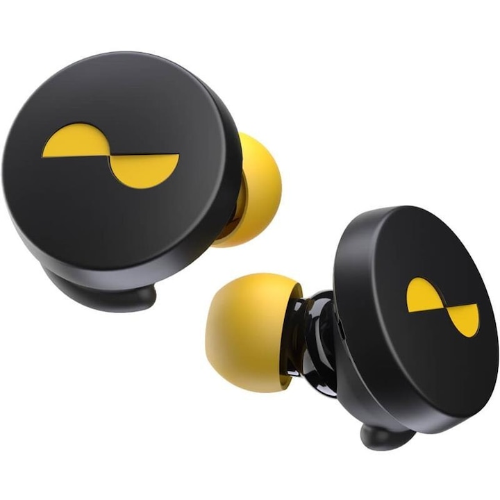 Casti wireless NuraTrue, Nura, In-ear, Functie limitare zgomot, Negru