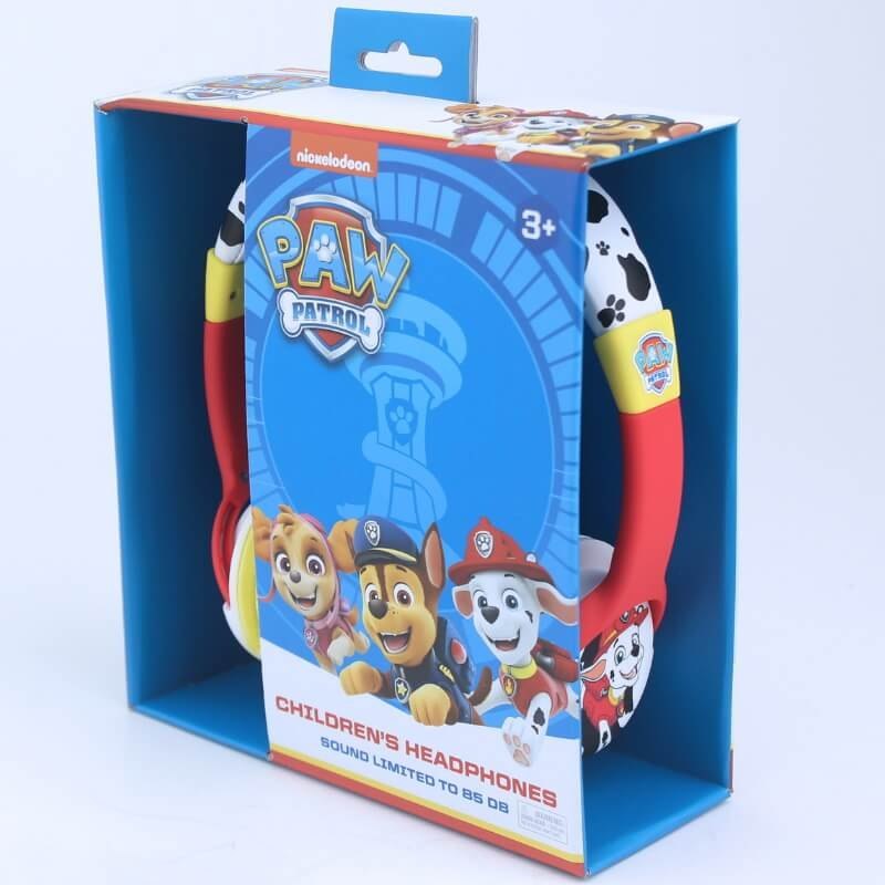 Casti pentru copii Paw Patrol, OTL Technologies, 3-7 ani, Cablu 90cm, Multicolor