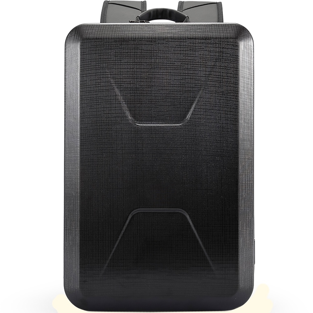 Rucsac laptop 15.6 inch, carcasa tare, resistent la apa, buzunar antifurt, port USB, si USB-C, lacat TSA, sistem fixare pe valiza, potrivit pentru calatorii BANGE, BG2839BK, Negru