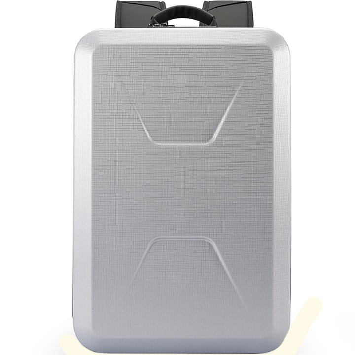 Bange BG2839GY hátizsák, 15.6" laptophoz, lopásgátló Hardshell USB porttal, TSA zárral és vízálló, szürke