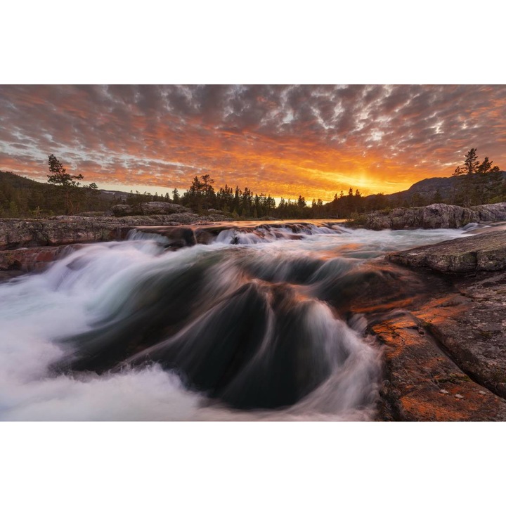 PVC öntapadó tapéta - Landscapes with Waterfalls 002, 100 x 150 cm