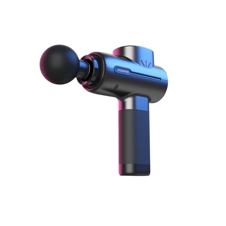 Aparat de masaj Gun Renpho R3, 5 capete interschimbabile, 5 trepte de viteza