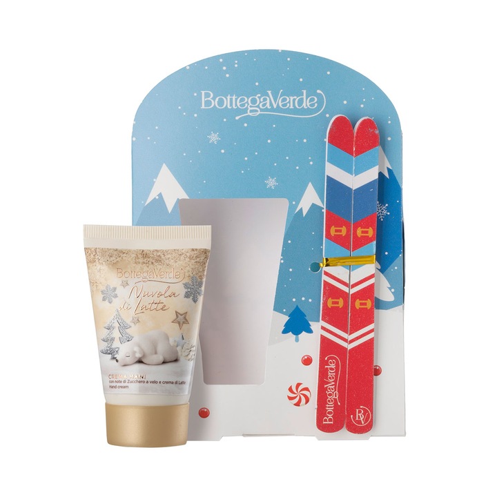 Karácsonyi ajándék készlet, kézápolás és hidratálás - Nuvola di latte, 30 ML, Bottega Verde