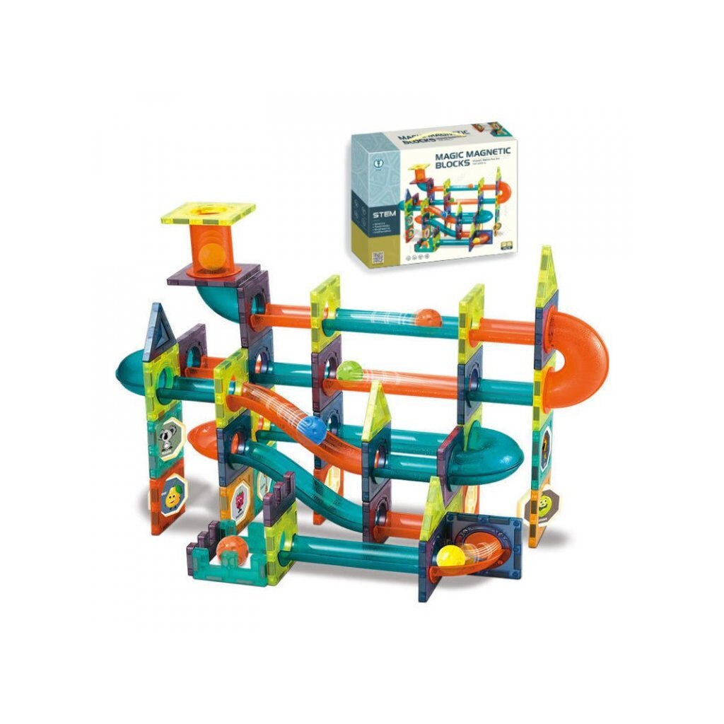 Set Educativ si Creativ Magnetic ISP "LikeSmart Magic Magnetic Blocks ...