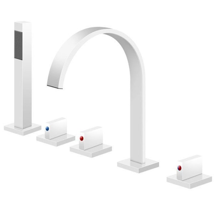 Baterie cada Silla S-1061, cu aerator, 3 gauri, montaj pe cada, Crom Lucios