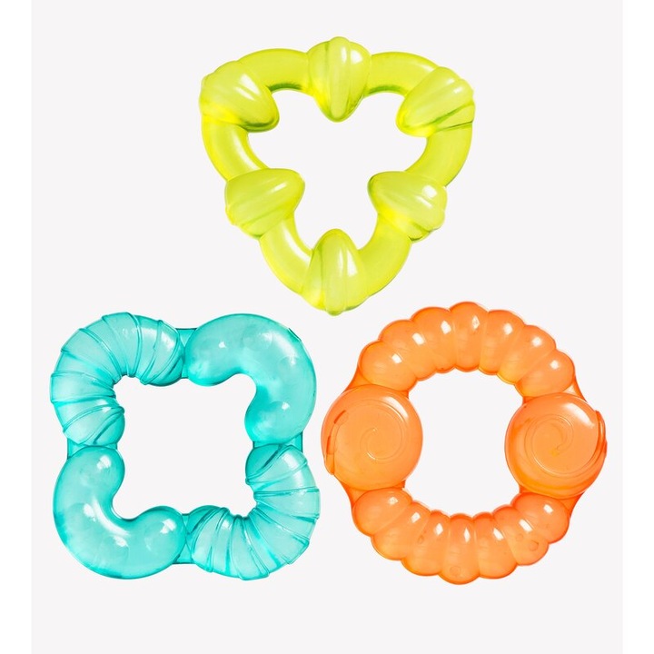 Комплект гризалки Playgro Bumpy Gums, Многоцветен, 3 части