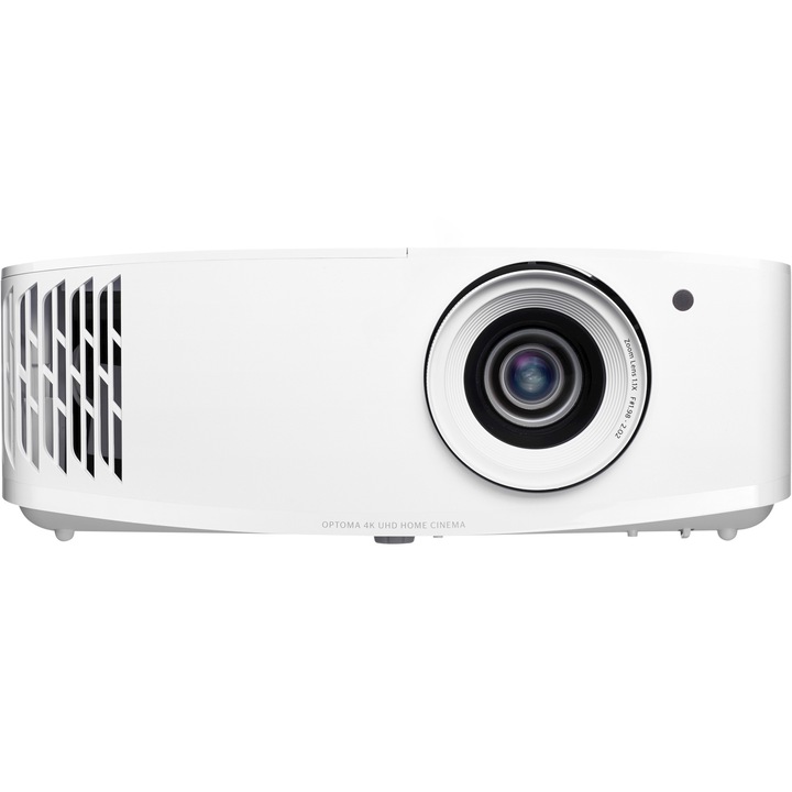 Видео проектор Optoma UHD38x, 3D, 4K UHD 3840* 2160, 4000 лумена, 1 000 000:1, 16:9 естествен, бял