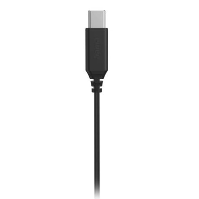 Casti In-Ear Hama Sea, USB-C, Microfon, Cu fir, Negru