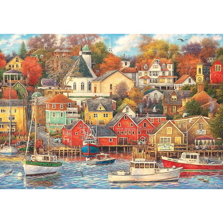 Clementoni 1500 db-os puzzle - High Quality Collection - Good time harbor (31685)