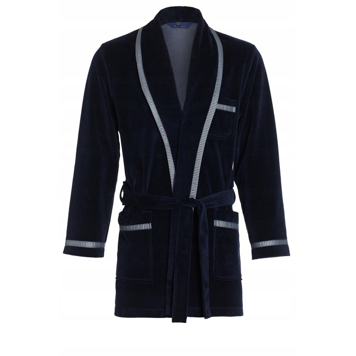 Halat de baie Revise, Bumbac/Poliester, Bleumarin, M