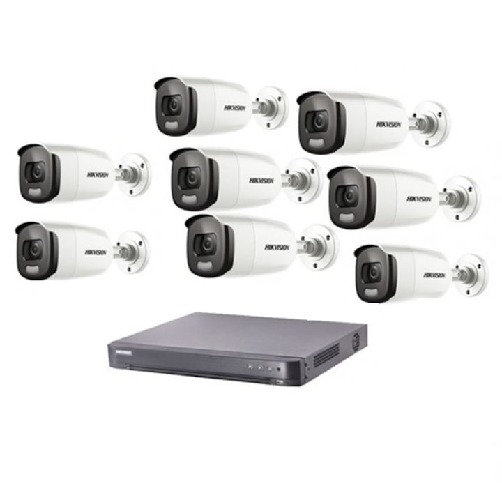 Sistem Supraveghere profesional Hikvision 16 Camere 2MP Turbo HD IR 20