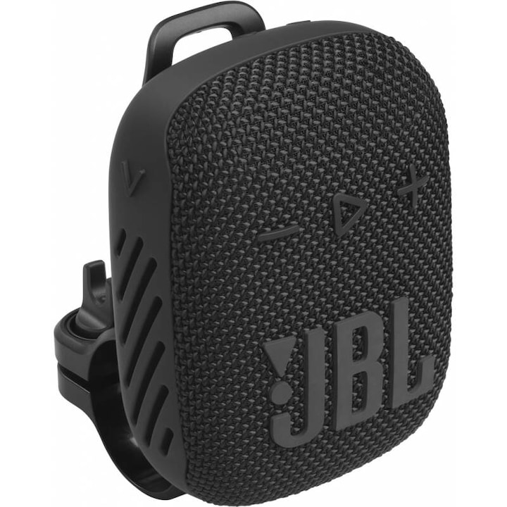 Boxa portabila JBL Wind 3S pentru bicicleta si motocicleta, IPX67, Bluetooth, Negru