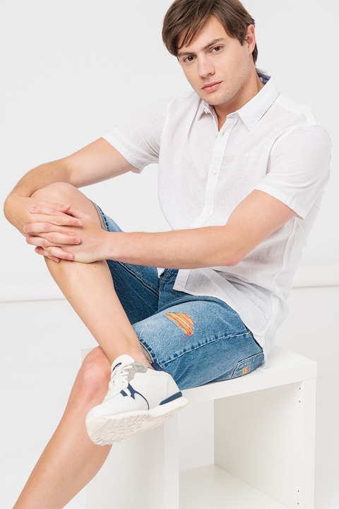 Pepe Jeans London, Parker rövid ujjú ing, Fehér