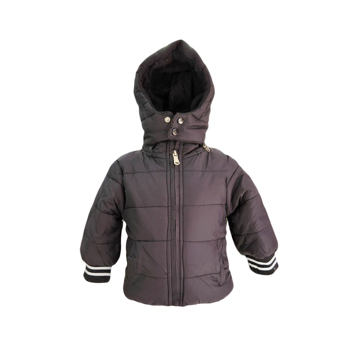 Geaca de iarna model Cool Bebe, Negru