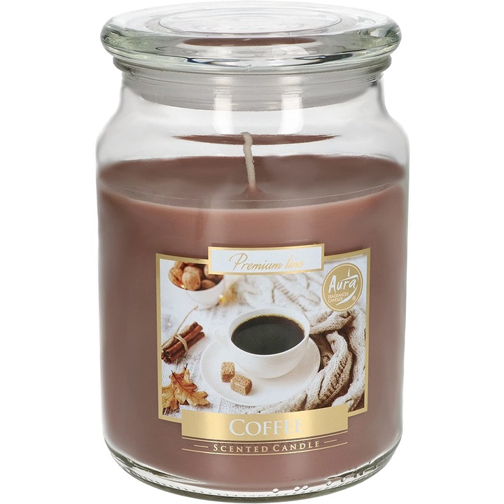 Ароматна свещ Kotarbau, Кафе, Кафяв, 951 г, Височина 14 см