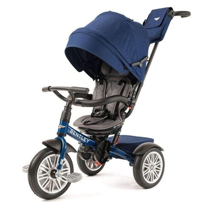 Триколка Bentley със сенник, 6в1, Sequin Blue, синя