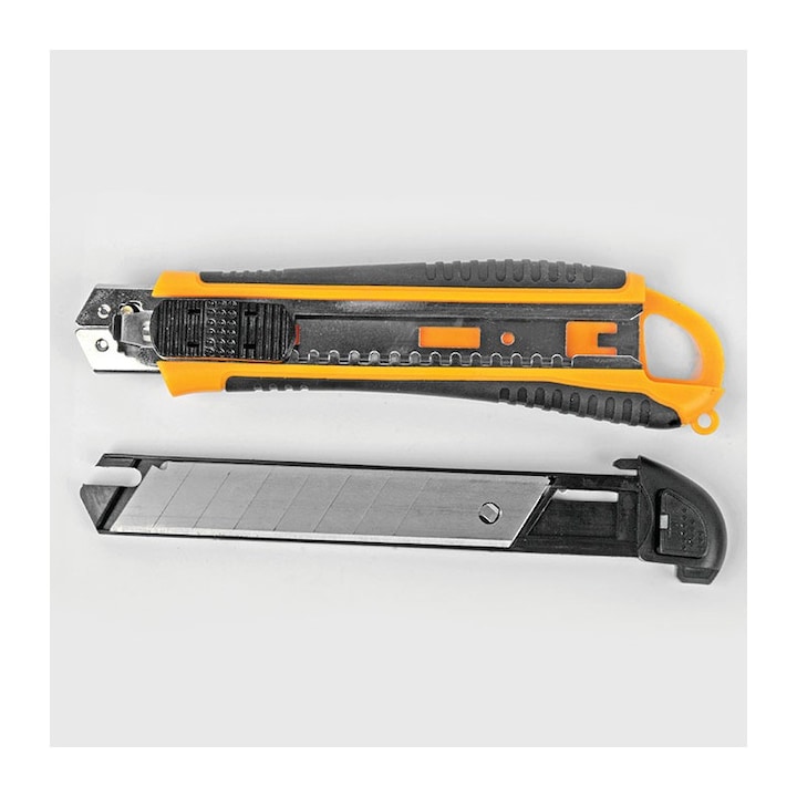 Cutter profesional Forpus 60714 18 mm, cu rezerva