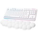 Logitech G715 Mechanikus vezeték nélküli gaming billentyűzet, RGB, US kiosztás, GX piros kapcsoló, Fehér