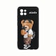 Husa Silicon, Compatibila Cu Samsung Galaxy A22 5G, Selfie Teddy Bear, Rezistenta la uzura, Protectie Camera, Negru c-B 925