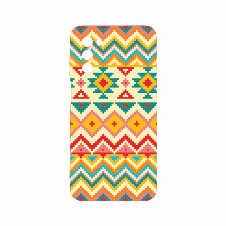 Силиконов калъф Unique за Motorola Moto G82 / Moto G52, Aztec, защита на камерата, Black c-B 11