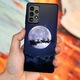 Karácsonyi tok kompatibilis a Samsung Galaxy A22 5G modell Mikulás kis segítője, szilikon, TPU, fordítva