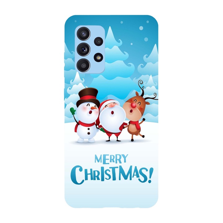 Коледен калъф, съвместим с Samsung Galaxy Xcover 5 Коледна сладкарница, Силикон, TPU, Обратно
