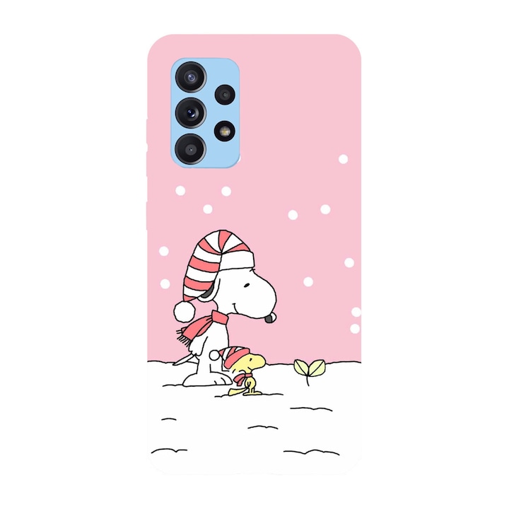 Husa Craciun compatibila cu Samsung Galaxy A33 5G model Snoopy Christmas, Silicon, TPU, Viceversa