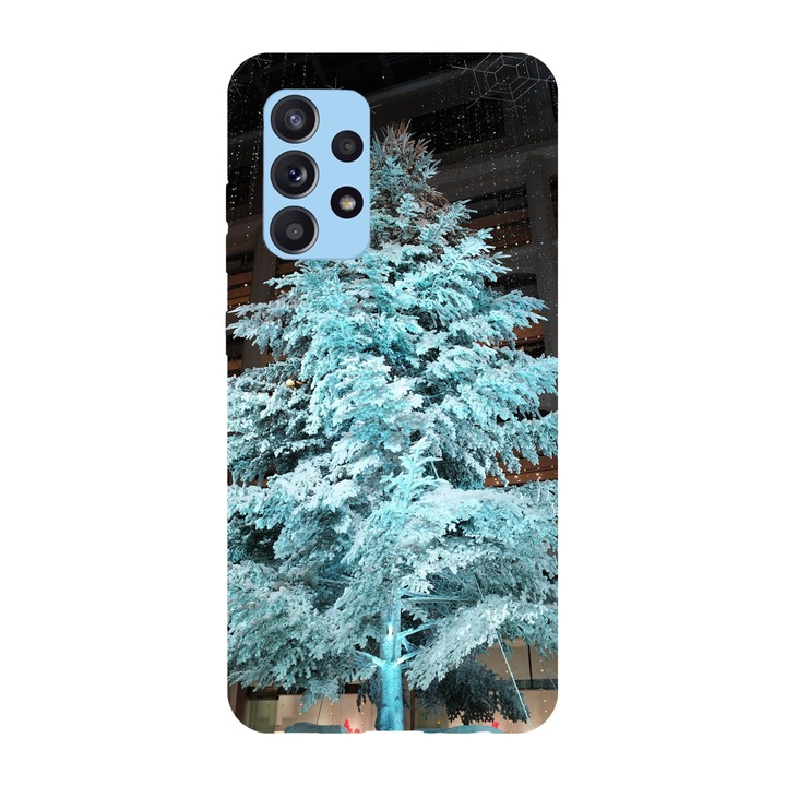 Husa Craciun compatibila cu Samsung Galaxy A71 model Snow globe, Silicon, TPU, Viceversa
