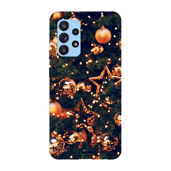Husa Craciun compatibila cu Samsung Galaxy A51 model Christmas card, Silicon, TPU, Viceversa