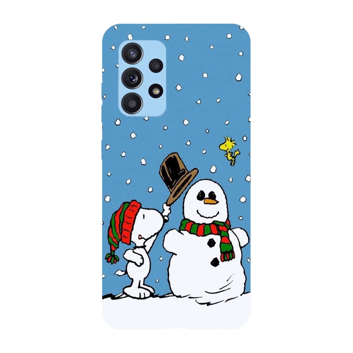 Husa Craciun compatibila cu Samsung Galaxy A33 5G model Snoopy Christmas eve, Silicon, TPU, Viceversa