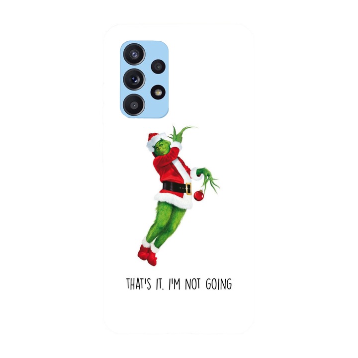 Husa Craciun compatibila cu Samsung Galaxy A72 model Grinch canceling Christmas, Silicon, TPU, Viceversa